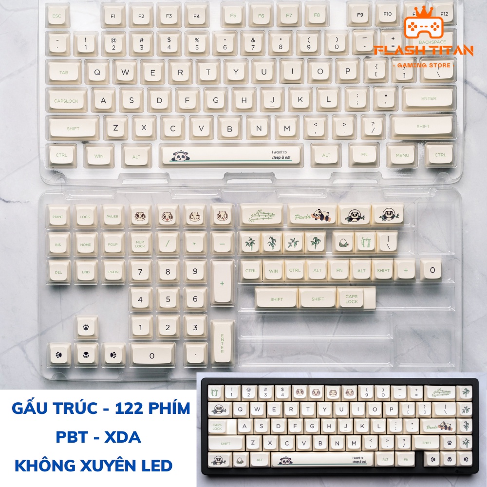 Keycap nhựa PBT cao cấp, nút phím lắp cho bàn phím cơ dùng để custom bàn phím cơ | BigBuy360 - bigbuy360.vn