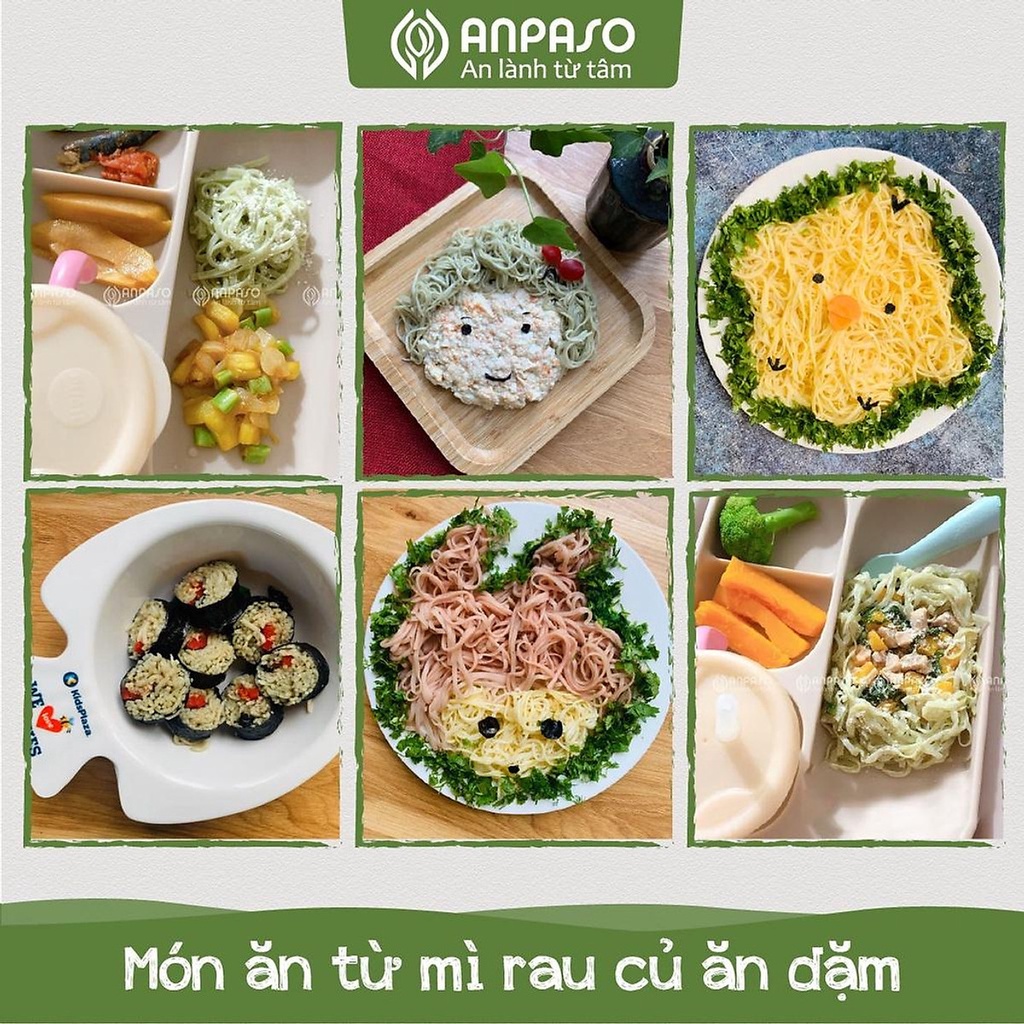 Mì bí đỏ ăn dặm nguyên chất Anpaso - Xanhsam Organic