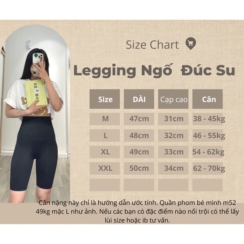 Quần Legging Ngố Đúc Su full box 5.0, quần cạp siêu cao gen bụng nâng v3 1871 IMES SHOP