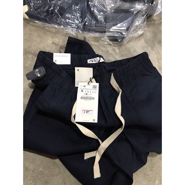 Quần Linen Zara nam