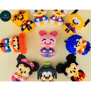  Bộ Lego Lắp Ráp 3D Hoạt Hình Siêu Đáng Yêu – STAKEY- Sáng Tạo Cho Trẻ-Đa Dạng Nhân Vật 