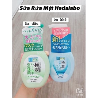 sữa rửa mặt hadalabo dạng vòi