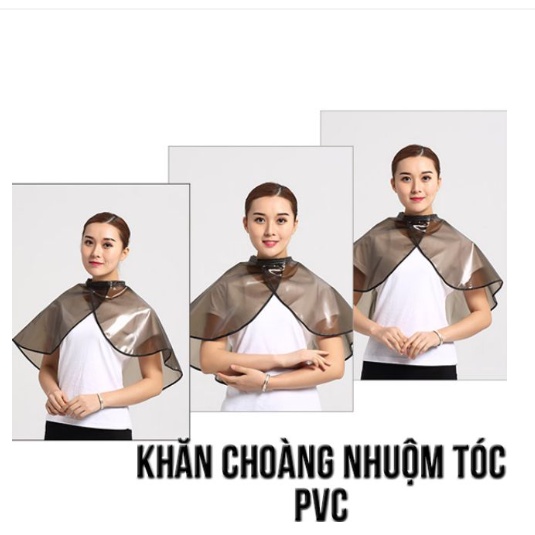 Bạt khăn choàng cắt nhuộm tóc vào hóa chất cao cấp DC08