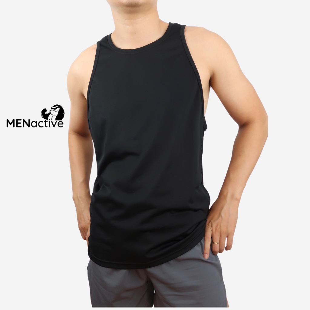 Áo ba lỗ nam thể thao MENactive, tập gym, chạy bộ, chất vải mềm mại, thoáng khí, co giãn cao ABL02