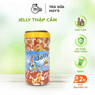 Thạch rau câu jelly 3 màu dou xian hàng huy hủ 2.5kg