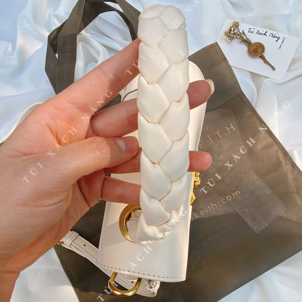 Túi đeo chéo nữ túi CNK Quai Xách Đeo Chéo quai tết CAM BE TÚI XÁCH NẮNG - E12B