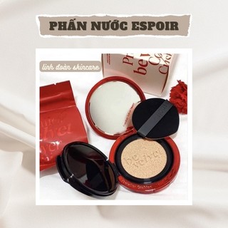 Phấn nước cushion espoir pro tailor be velvet cover cushion spf 34 pa++