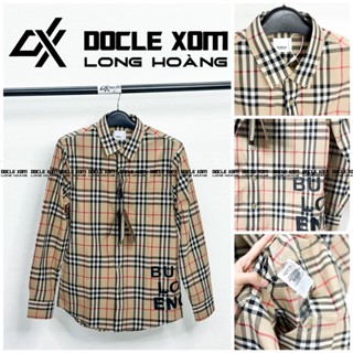 Áo Sơ Mi Dài Tay " BBR 801 " In Chữ Thời Trang Cho Nam Nữ