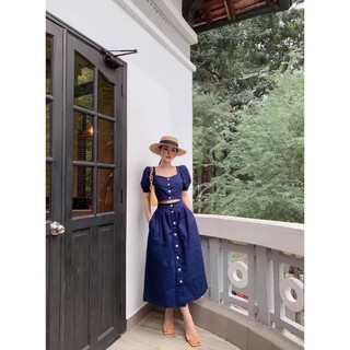Rập giấy thiết kế, Rập giấy set nữ áo croptop cổ vuông và chân váy xoè, rập giấy A0 cắt sẵn