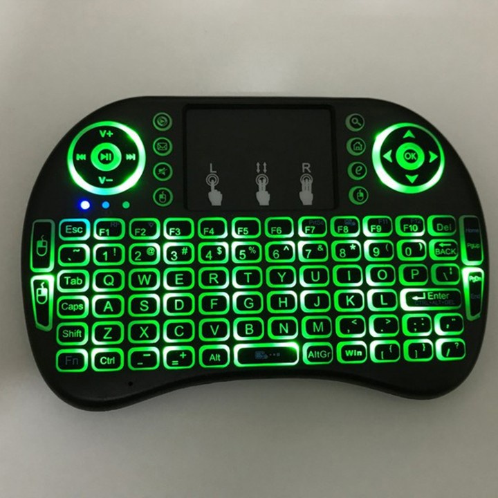 Siêu Hót!!!Bàn phím kèm chuột thông minh I8 kết nối không dây mini keyboard đa năng, tivi, máy tính bảng, laptop...