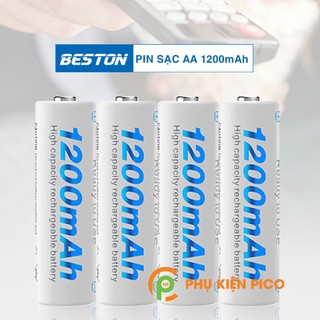 Pin sạc BESTON AA 1200 mAh / AAA 1300 mAh có thể sạc lại nhiều lần