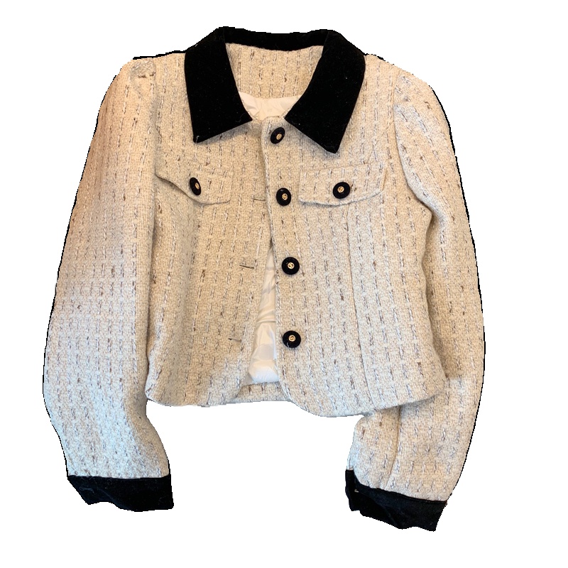 Áo Khoác Cài Nút Nhỏ Nhắn Phong Cách Pháp Thời Trang Mùa Xuân 2023 Mới Cho Nữ