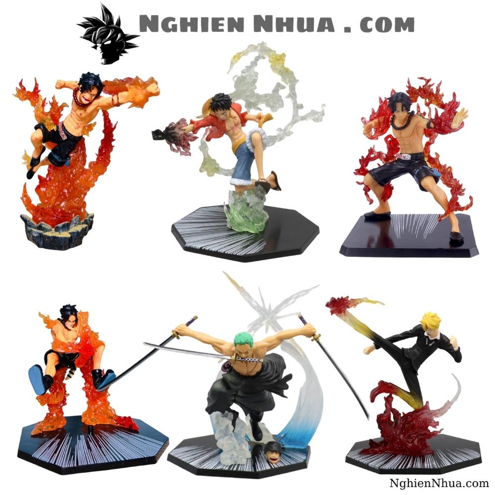 Mô hình One Piece Luffy , Zoro , Ace , Sanji F.zero hàng thường đến không có chữ ., no box..., figure one piece