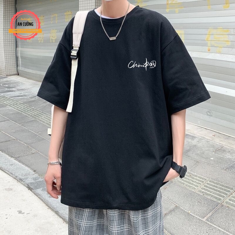 Áo thun nam, áo phông nam tay ngắn cổ tròn chất cotton  dày dặn thoáng mát ATN020 - An Cường Fashion