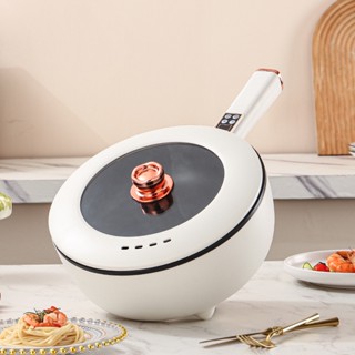 Chảo điện đa năng thông minh dung tích 3-5L chảo lẩu gia đình chống dính cho nấu mì, lẩu, chiên rán