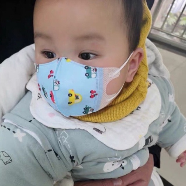 Thùng 100 Chiếc Khẩu Trang 5D Mask 100 Cái Hoạ Tiết đủ Hình, 4 Lớp Kháng Khuẩn Dành Cho Bé Trai và Gái