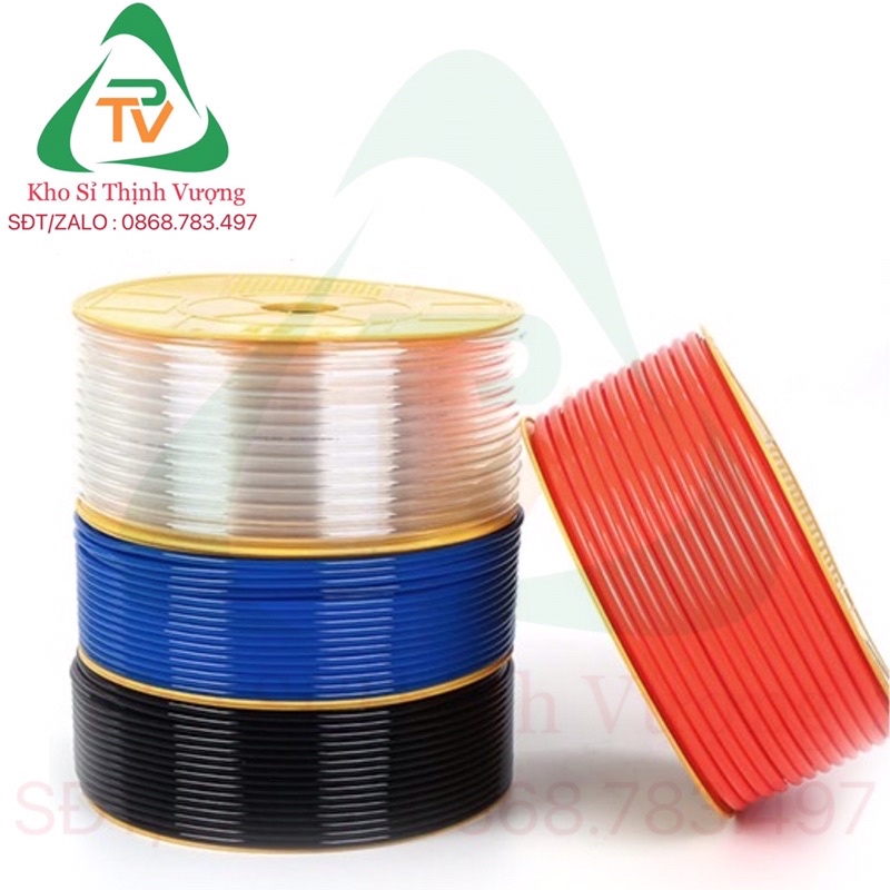 Dây hơi PU khí nén Đài Loan bán theo mét giá sỉ