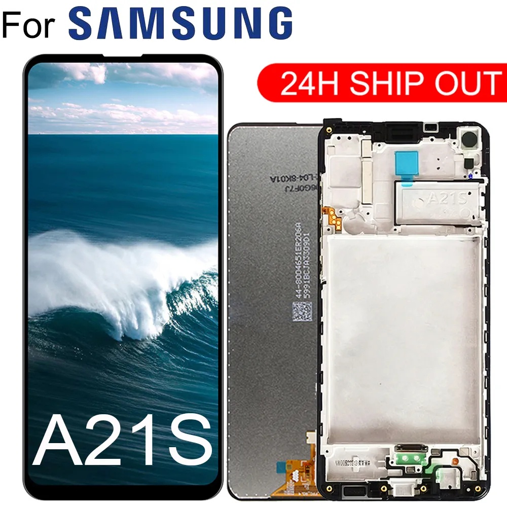 Dành Cho Samsung Galaxy A21S Màn Hình LCD A217F A217 A217F / DS A217H Màn Hình Hiển Thị Số Hóa Cảm Ứ