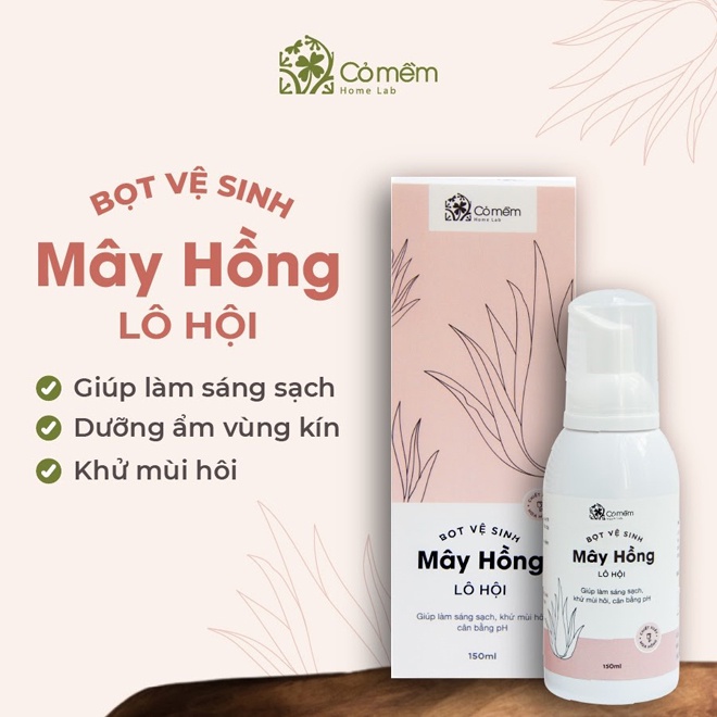 Bọt Vệ Sinh Phụ Nữ Mây Hồng Tinh Chất Lô Hội