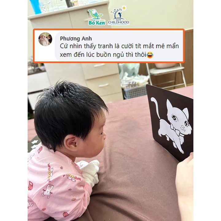 Shop Bố Ken Bộ Thẻ Kích Thích Thị Giác Giúp Bé Phát triển Toàn Diện [Chuẩn Phương Pháp Montessori] [Decal và Thẻ Gấp] ]