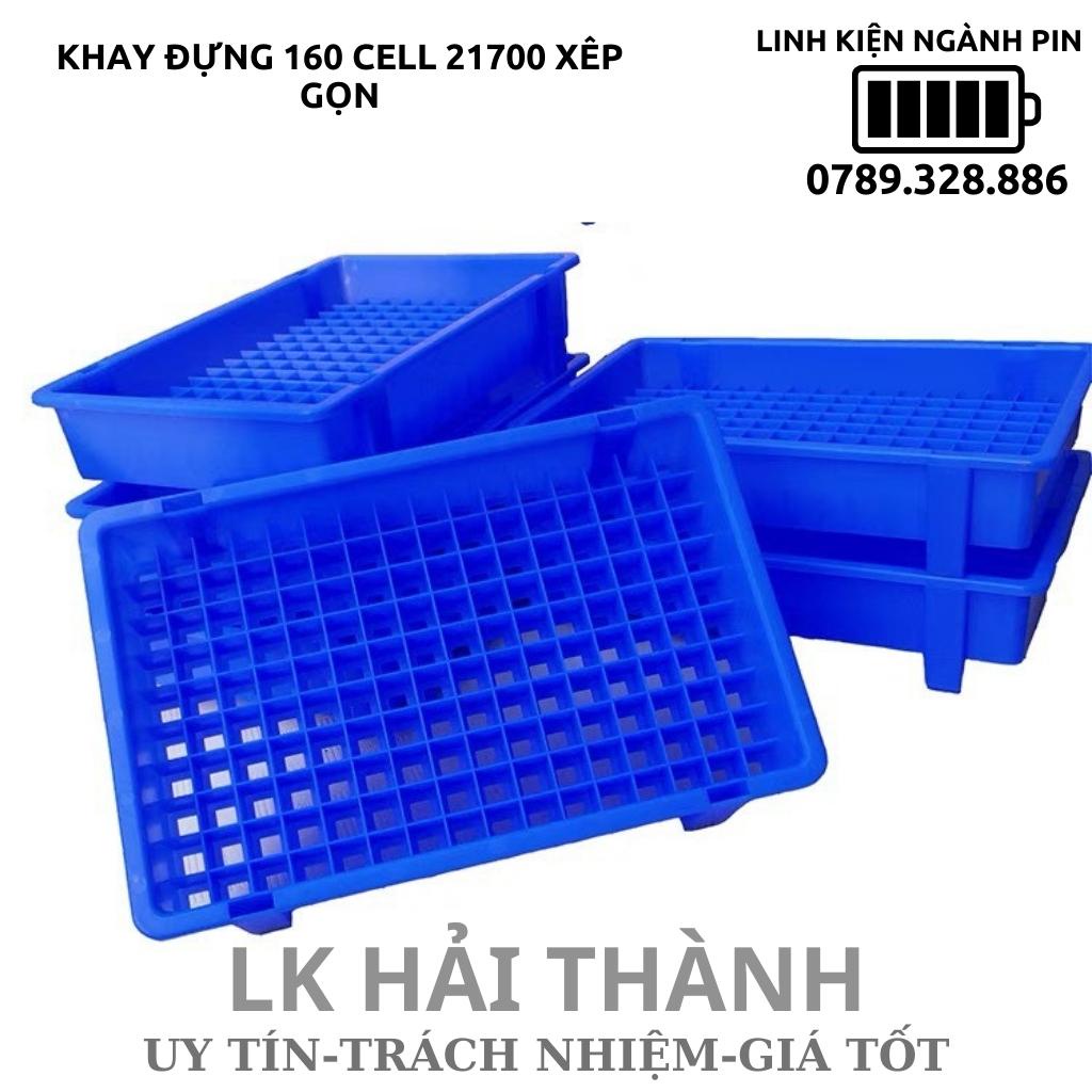 Khay đựng 112 cell pin 21700 xếp gọn