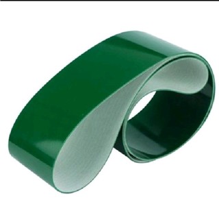 Băng tải PVC màu xanh, chiều dài băng tải lắp ráp 50cm/60cm/80cm,dày 1.5mm