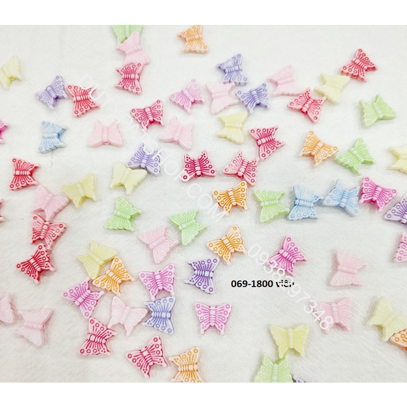 10 gam hạt nhựa hoa, sao, cá, chim, mèo ..  trang trí vòng hạt, cột tóc,làm đồ chơi, trang trí thủ công handmade....