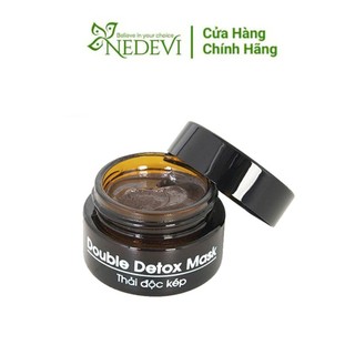 MẶT NẠ THẢI ĐỘC TRẮNG DA THAN HOẠT TÍNH, BÙN KHOÁNG LENIS (20GR) HỖ TRỢ LÀM DỊU MỤN ĐỎ,LÀM SẠCH SÂU,THẢI ĐỘC DA - NEDEVI