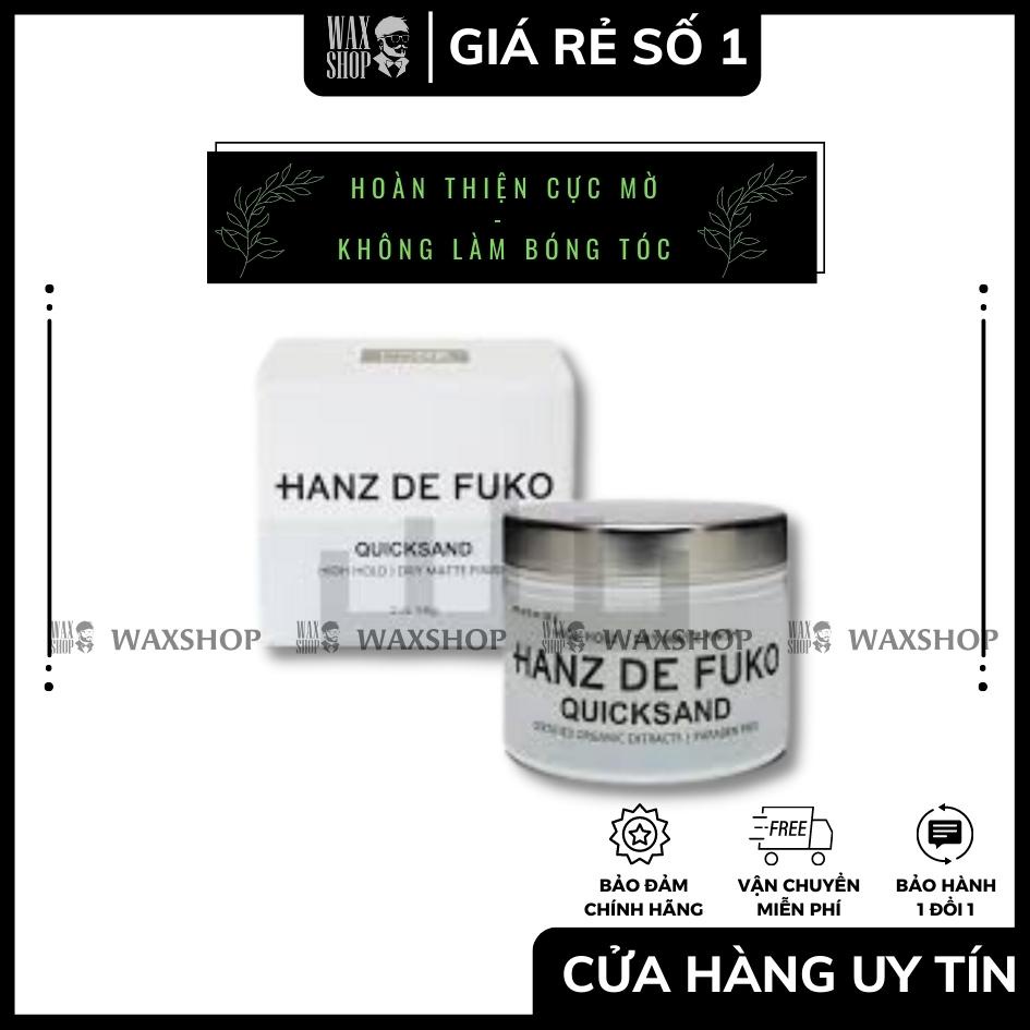 Sáp Vuốt Tóc Nam Cao Cấp Quicksand - Hanz De Fuko - Hàng Chính Hãng - Bảo Hành 180 Ngày - Kèm Quà Tặng - Waxshop