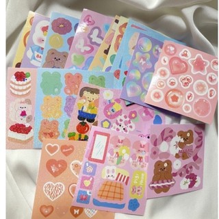 Set 5 tấm sticker trang trí