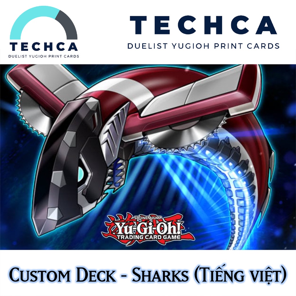 Bài In Tiếng Việt - Bộ bài Yugioh - Custom Deck - Sharks