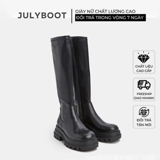 SẴN Boot nữ Lửng Dáng Xỏ Đế Bánh Mì 6 cm Ulzzang Siêu Xinh lb