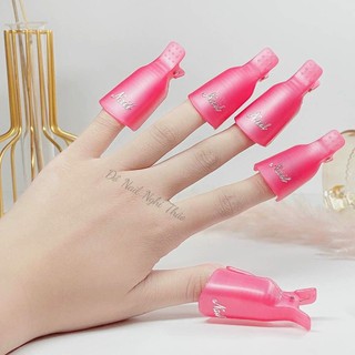 Kẹp ủ phá gel móng tay set 10 chiếc Nghi Thảo