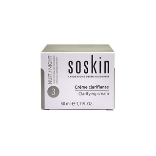   KÈM QUÀ TẶNG  Kem dưỡng trắng da ban đêm Soskin Clarifying Cream 