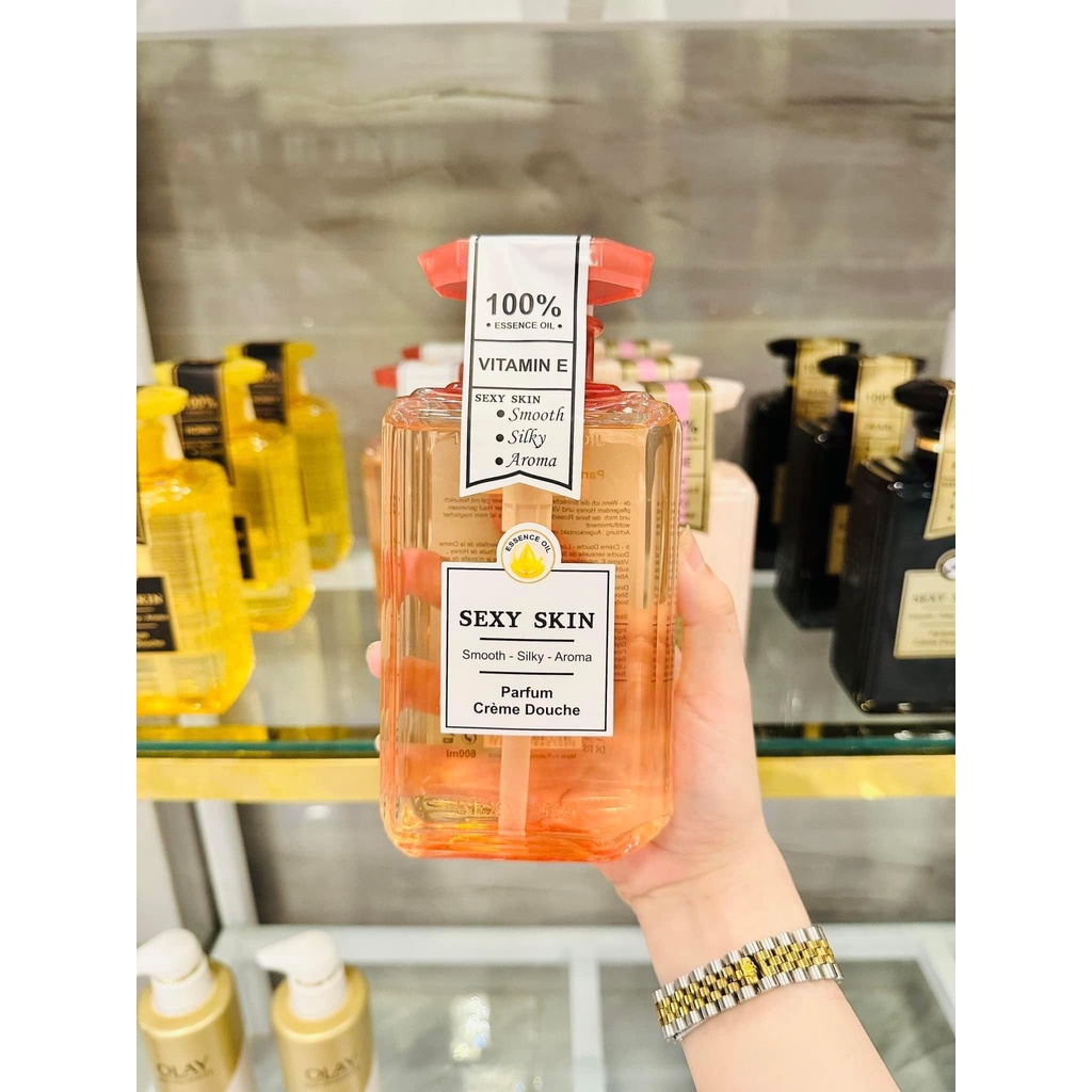 Sữa tắm nước hoa sexy skin 600ml chính hãng Pháp