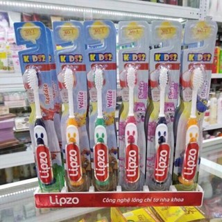 Bàn chải đánh răng trẻ em lipzo kid s2