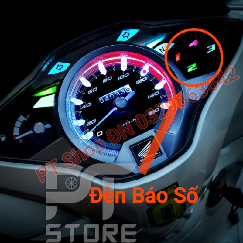 FULL LED T10 ĐÈN ĐỒNG HỒ, ĐÈN SỐ, ĐÈN BÁO XINHAN, ĐÈN BÁO FI XE FUTURE MẬP FUTURE LED GẮN NHƯ ZIN