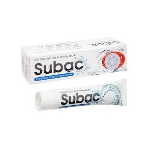 Gel Subac 25g, sát khuẩn, tái tạo da, nhanh liền sẹo. Kem Nano bạc Subac Á Âu.
