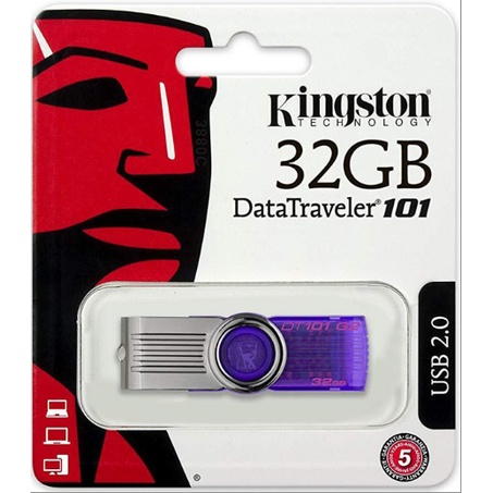 USB 2.0 32G KINGSTON Công ty (Format được NTFS, chép file dung lượng lớn)