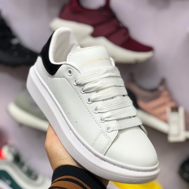 Giày Sneaker Thời Trang MQ Gót Đen Sc