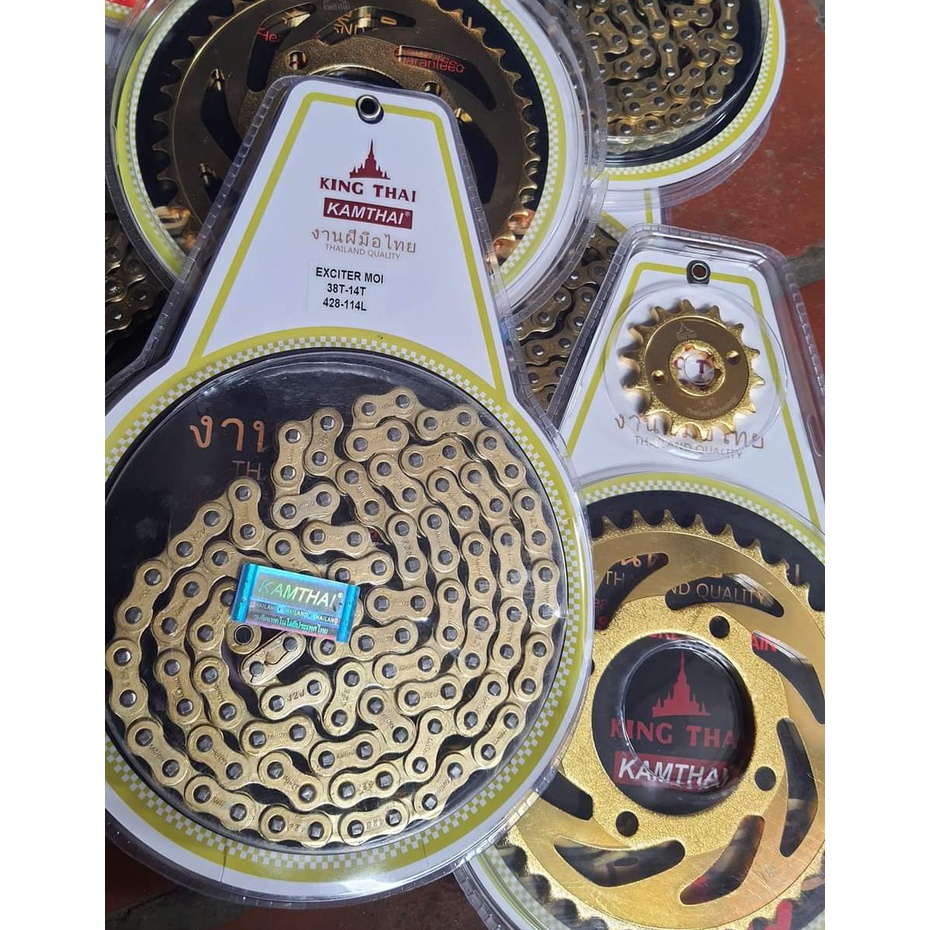 Nhông sên đĩa Nhông xích xe máy Kam Thai xe Exciter,Winner bảo hành trên 30.000km