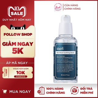 Tinh chất dưỡng ẩm Sâu Klairs Rich Moist Soothing Serum 80ml