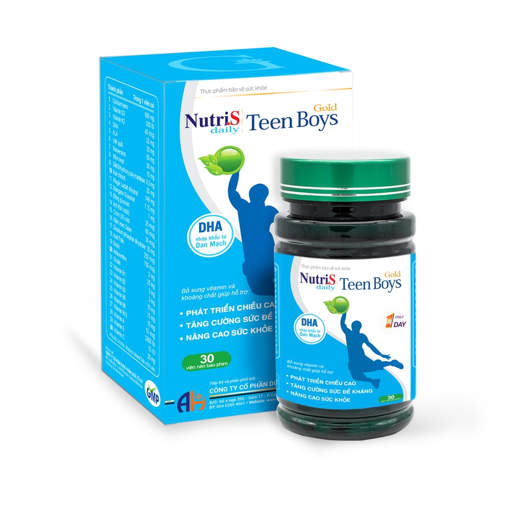 Tăng chiều cao NutriS daily teenboy- teengirl chuyên biệt nam nữ