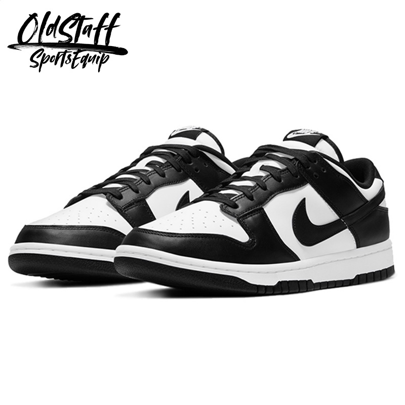 Giày thể thao Giày đôi Giày nam NK Dunk Low Panda Đen Trắng Cổ thấp