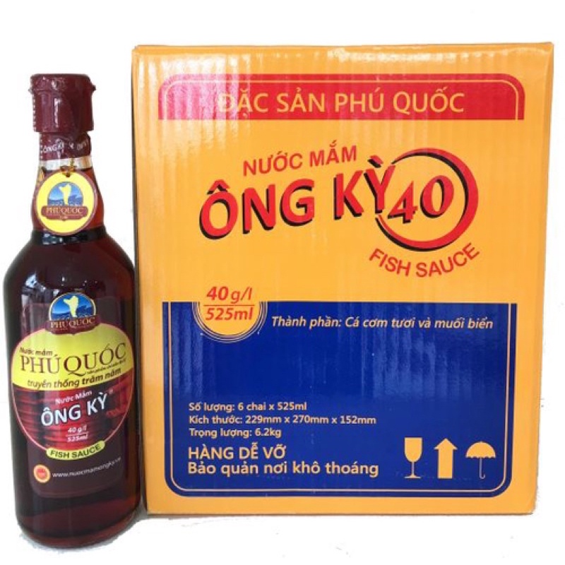 Nước mắm Ông Kỳ 40 Độ 525ml