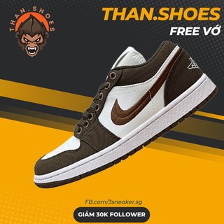 Giày jd1 low se light olive, jd1 low nâu - than.shoes