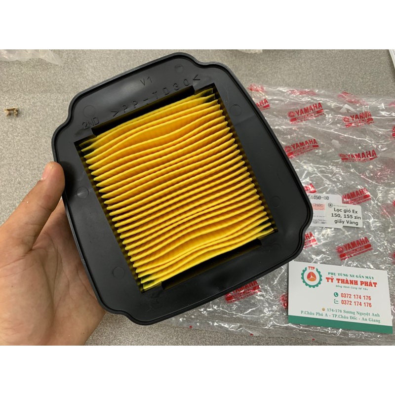 Lọc gió Ex 150, 155 zin giấy Vàng