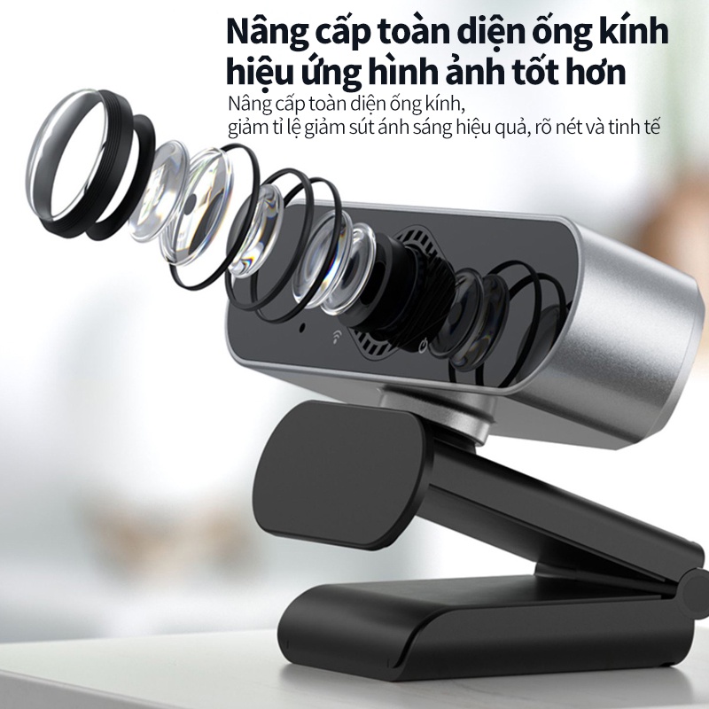 Webcam máy tính có mic full hd 1080p full box siêu nét dùng Lấy nét tự động,Âm thanh rõ nét ,cho pc laptop,Phát trực tiế | BigBuy360 - bigbuy360.vn