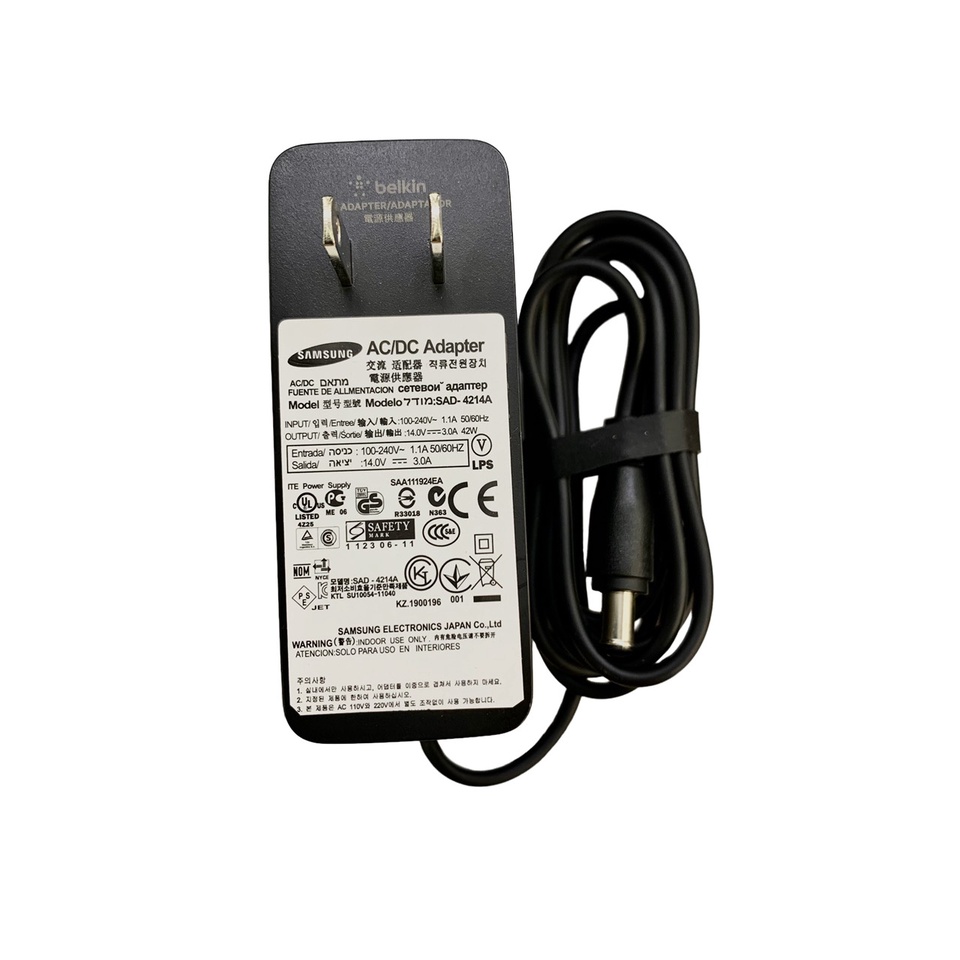 Nguồn Màn Hình 14V-3A Belkin - Adapter Màn Hình máy tính Samsung , Dây Nguồn Liền 1.2M