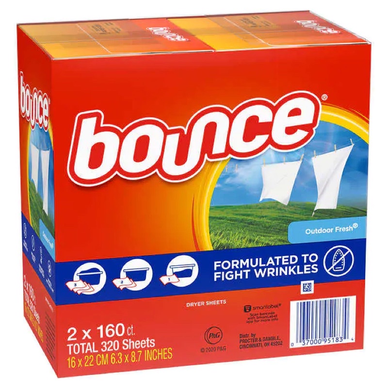 Giấy thơm quần áo Kirkland Fabric Softener & Bounce